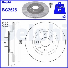 JEU DE DISQUES BG2625