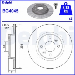 JEU DE DISQUES BG4045